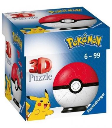 RAVENSBURGER- Pokeballs Puzzle 3D Classico