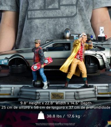 80612 BTTF 2 DELOREAN FULL DLX SET 1/10 ART ST