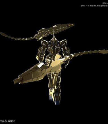 Hguc gundam unic phenex unicr gold 1/144