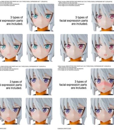 30ms op face parts 1 all 4 types