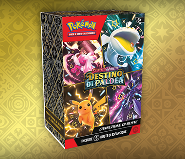 Confezione di buste dell’espansione Scarlatto e Violetto - Destino di Paldea del GCC Pokémon
