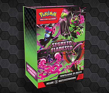 Confezione di buste dell’espansione Scarlatto e Violetto - Segreto Fiabesco del GCC Pokémon