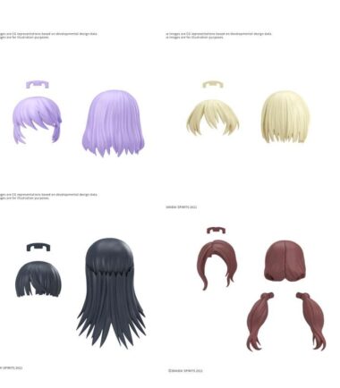 30ms option hair style parts vol 12 all 4 types