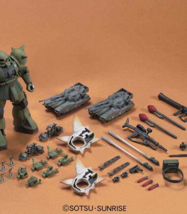 Hguc zaku ground attack set 1/144