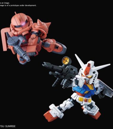 Sd cross silhouette rx-78-2 & zaku 2 set