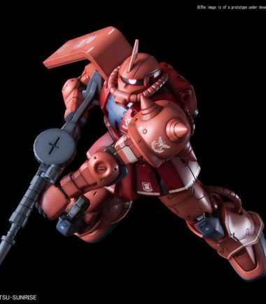 Hg zaku ii ms-06s red comet ver 1/144