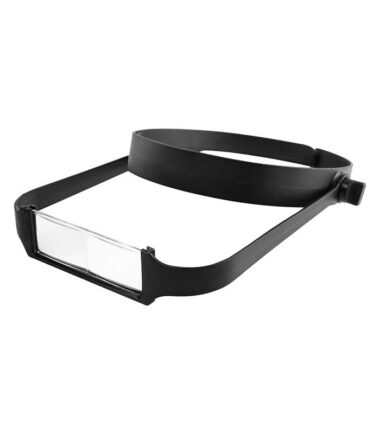 Lightweight headband magnifier w4 lenses