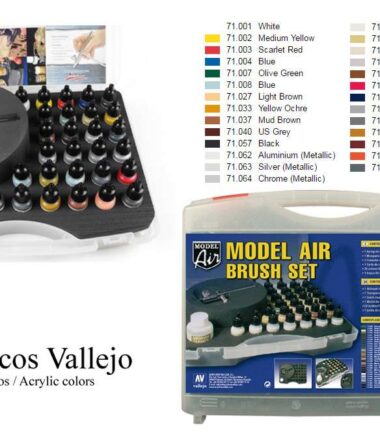 Model air 71172 color set and airbrush