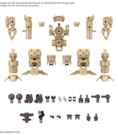 30mm op parts set 18 arm unit/leg unit 2 1/144