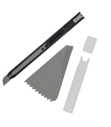 Slim snap-off knife & 10 blades