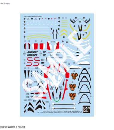 Hg yf-29 duran valk alto decals 1/100