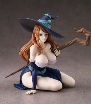Dragons crown sorceress deep blue statue