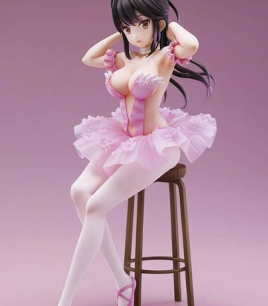 Anmi ill flamingo ballet ponytail girl