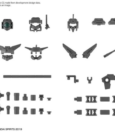 30mm op parts set 6 custom heads a 1/144
