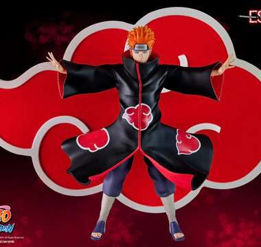 Naruto shippuden pain wall statue