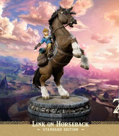 Legend of zelda link on horse legend st