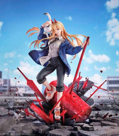 Chainsaw man power & meowy s-fire statue
