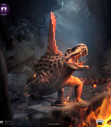 Jurassic world dominion dimetrodon 1/10 statue