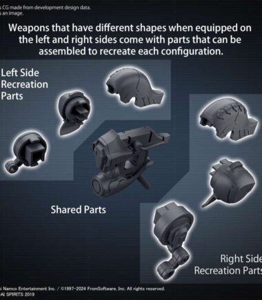 30mm option parts set armored core vi weapon set 01