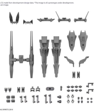 30mm option parts set 13 leg booster unit / wireless weapon pack 1/144
